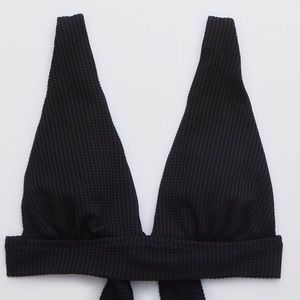 Black Aerie bikini top NWOT